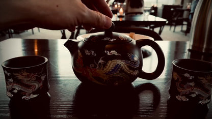 Watch the Dragon Appear When You Pour Hot Water